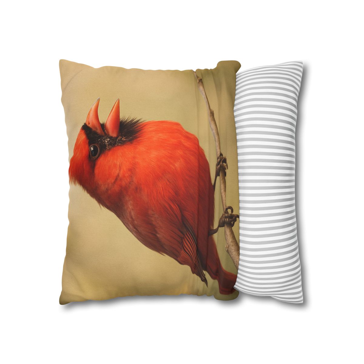 Crimson Hymn Cardinal designer print pillow cases