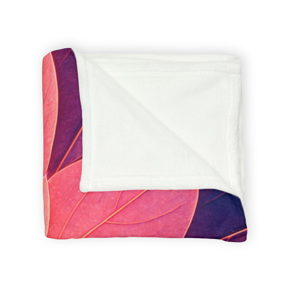 Petal Prism Overlap stylish throw blankets