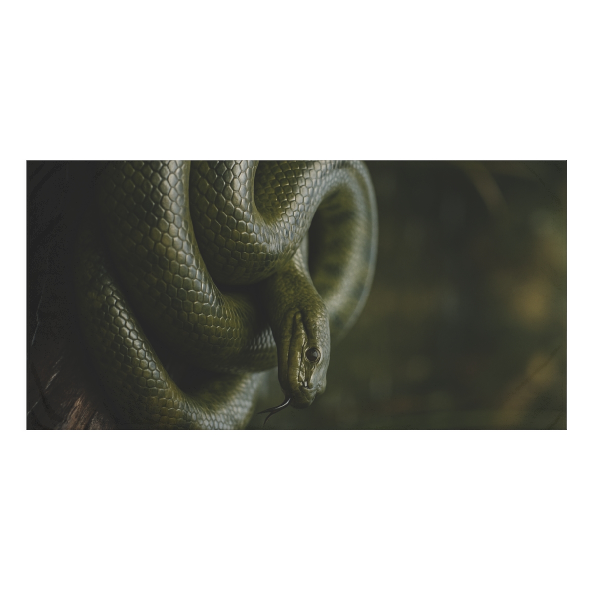 Ember Coil Green Anaconda decorative home towelscustom towels