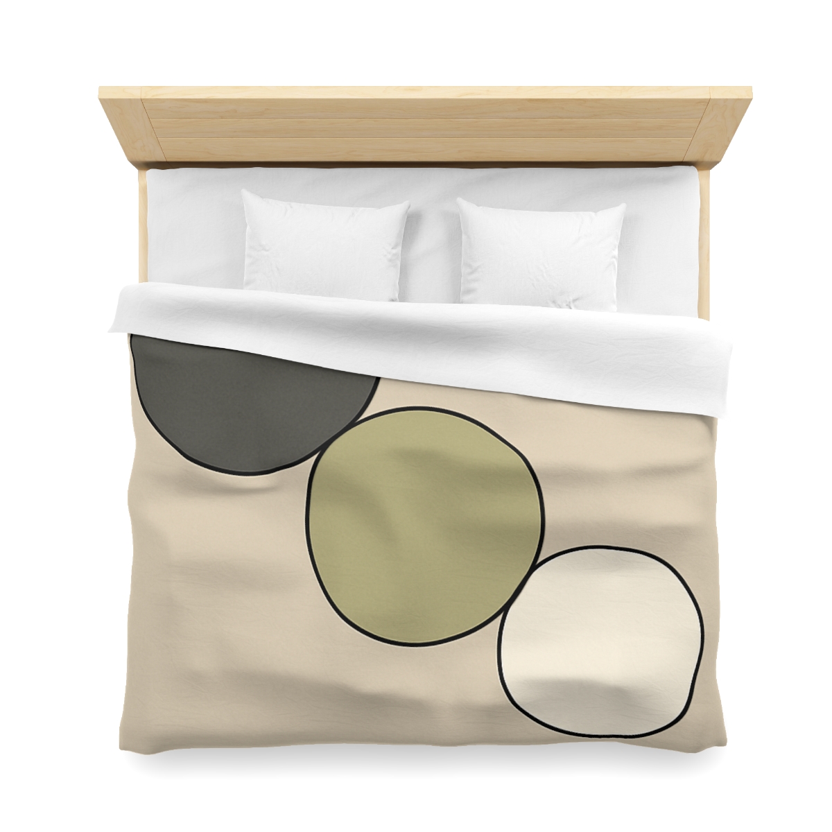 Staggered Trio Of Circles Harmony stylish duvet covers