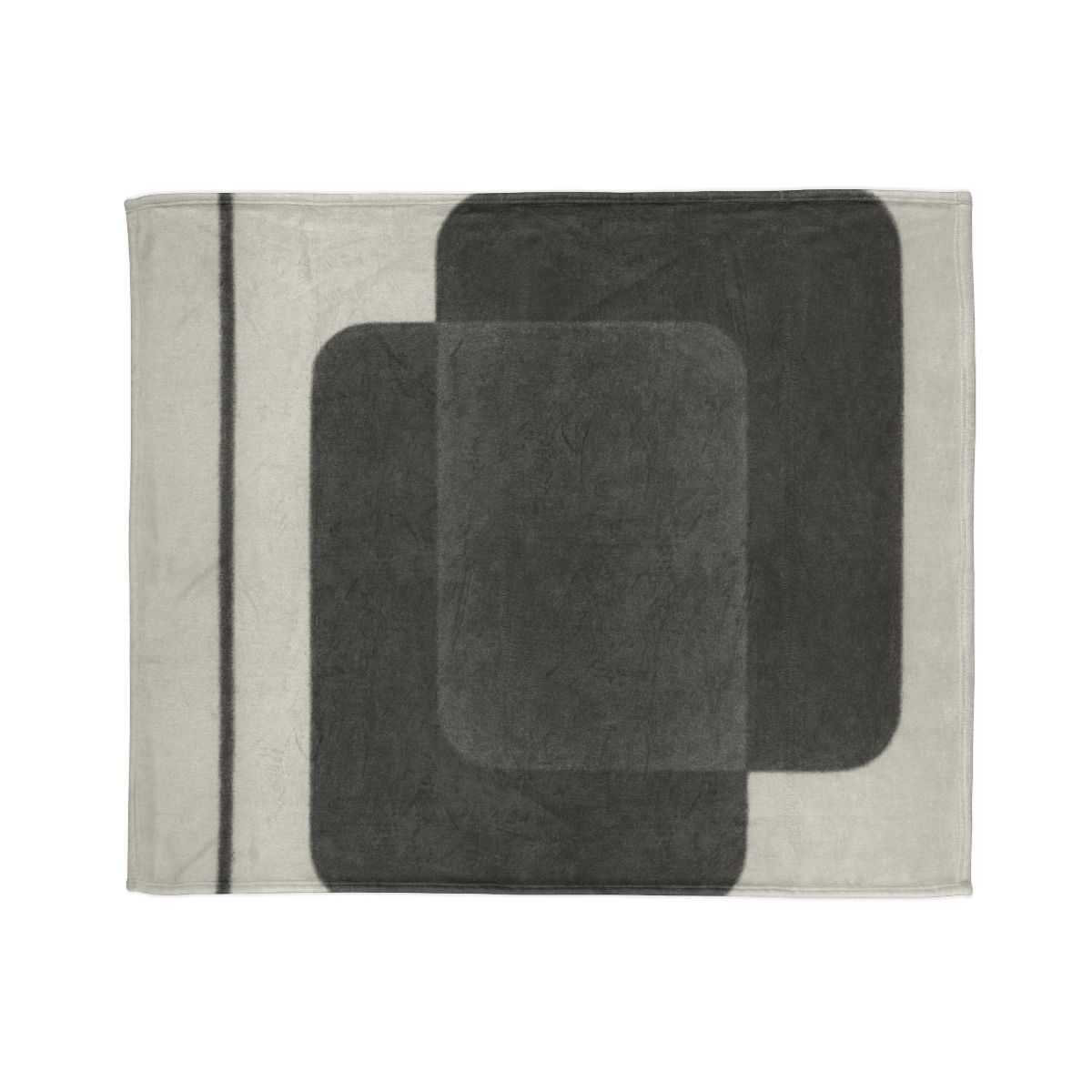 Offset Rectangle Harmony decorative home blankets