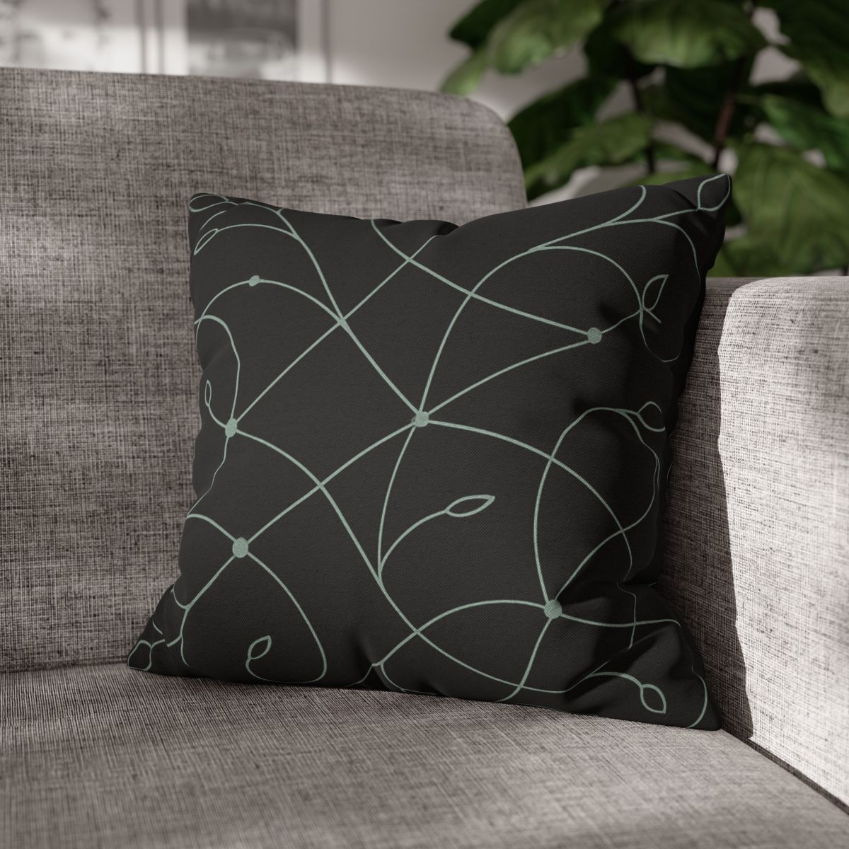 Vine Lattice Constellation Map personalized pillow covers