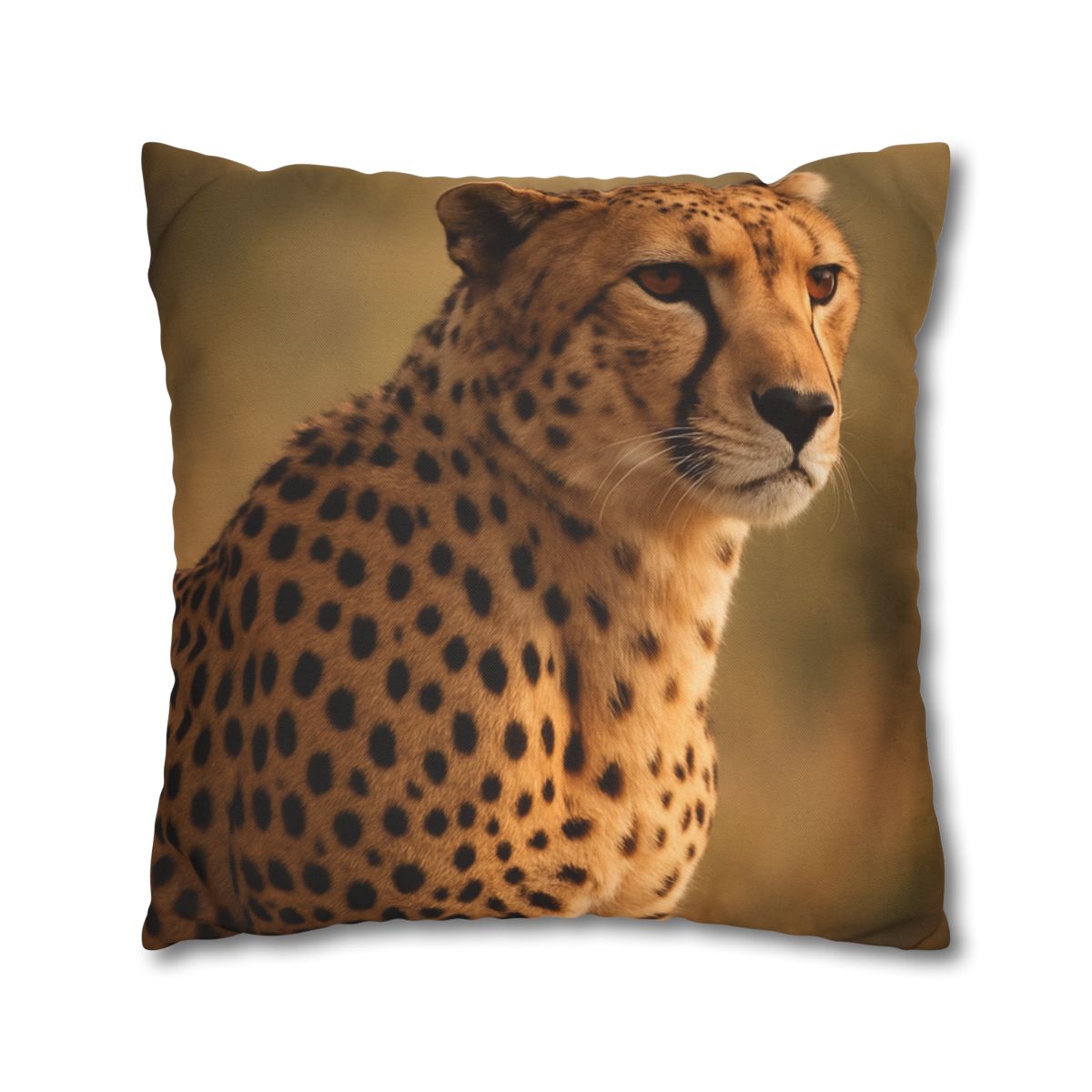 Amber Gaze Cheetah trendy patterned pillow cases