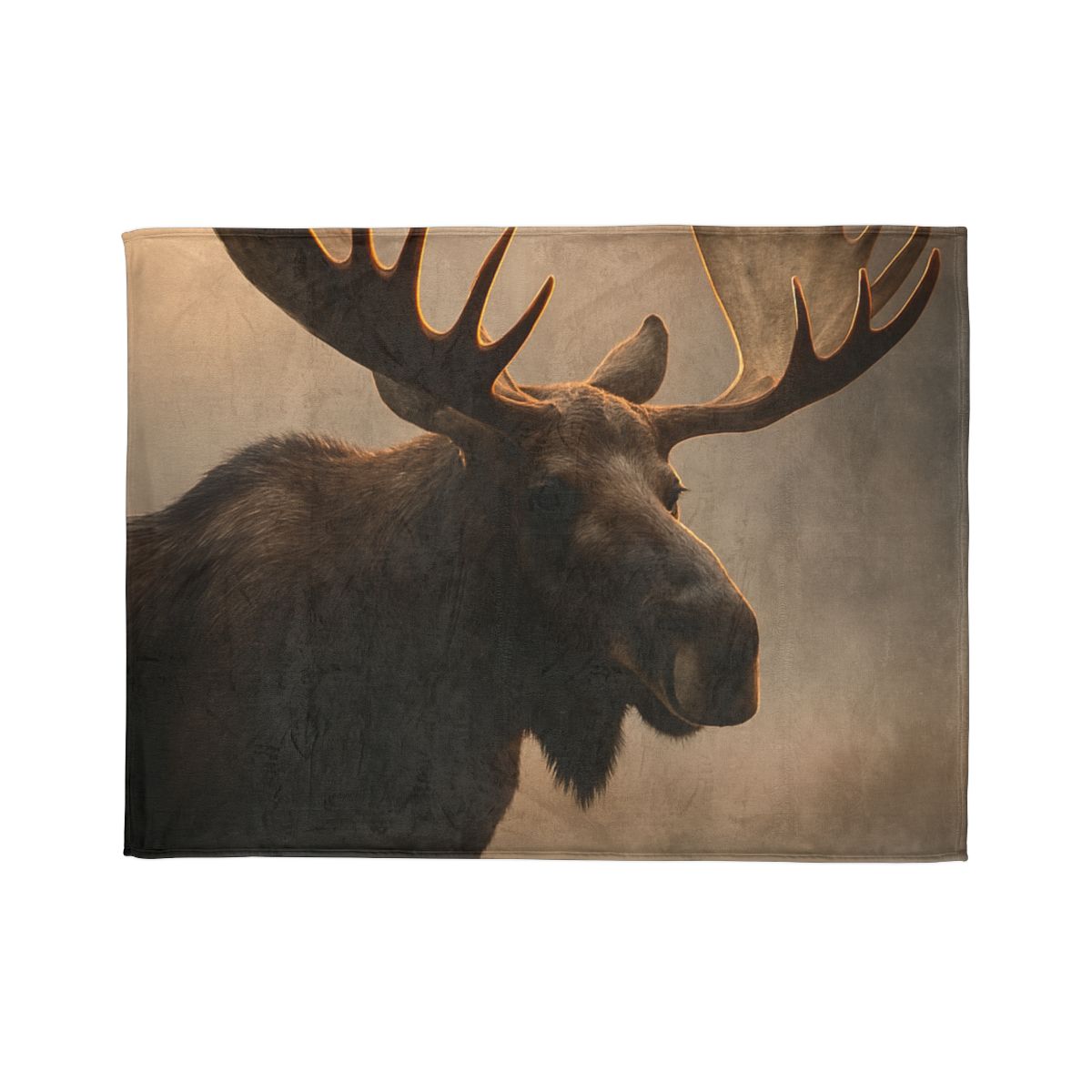 Dawn Mirror Moose soft fleece blankets
