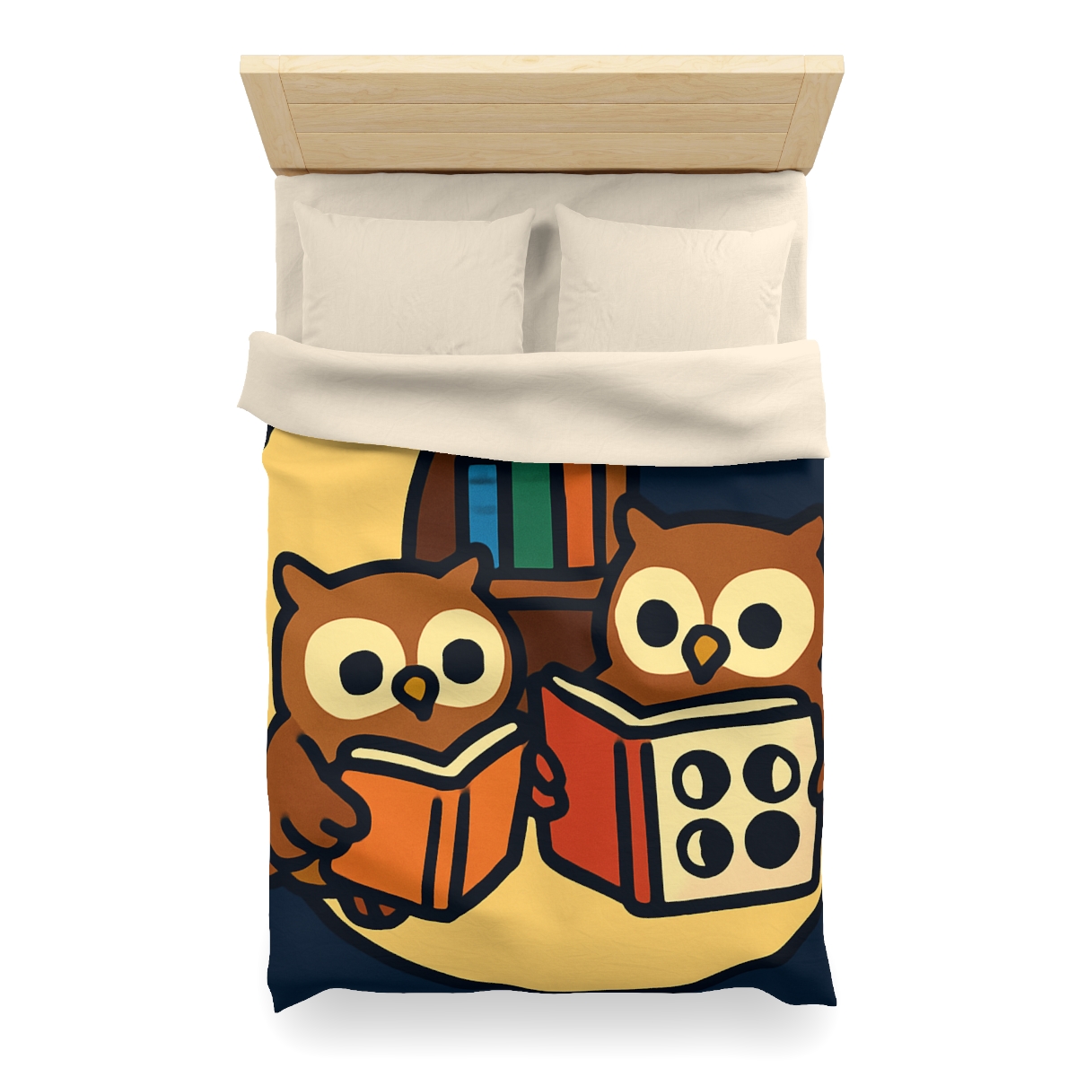 Lunar Library Owls custom duvets