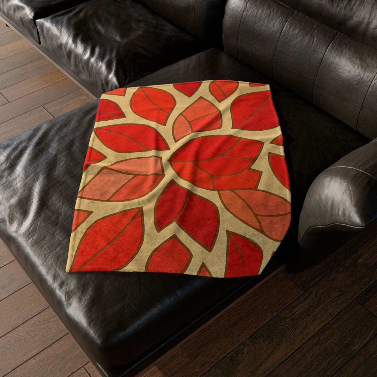 Bloom Shard Mosaic designer printed blankets