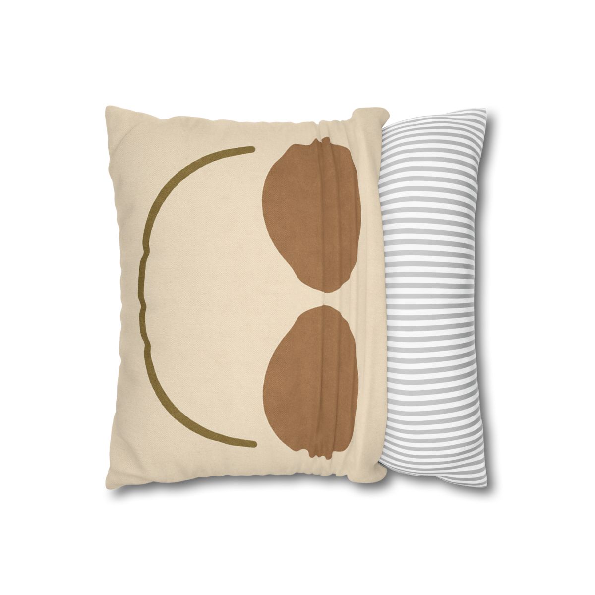 Arc Bridge Over Twin Circles personalized pillow covers