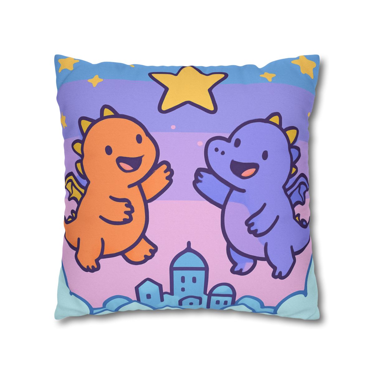 Starlight Cloud City Dragons personalized pillow covers