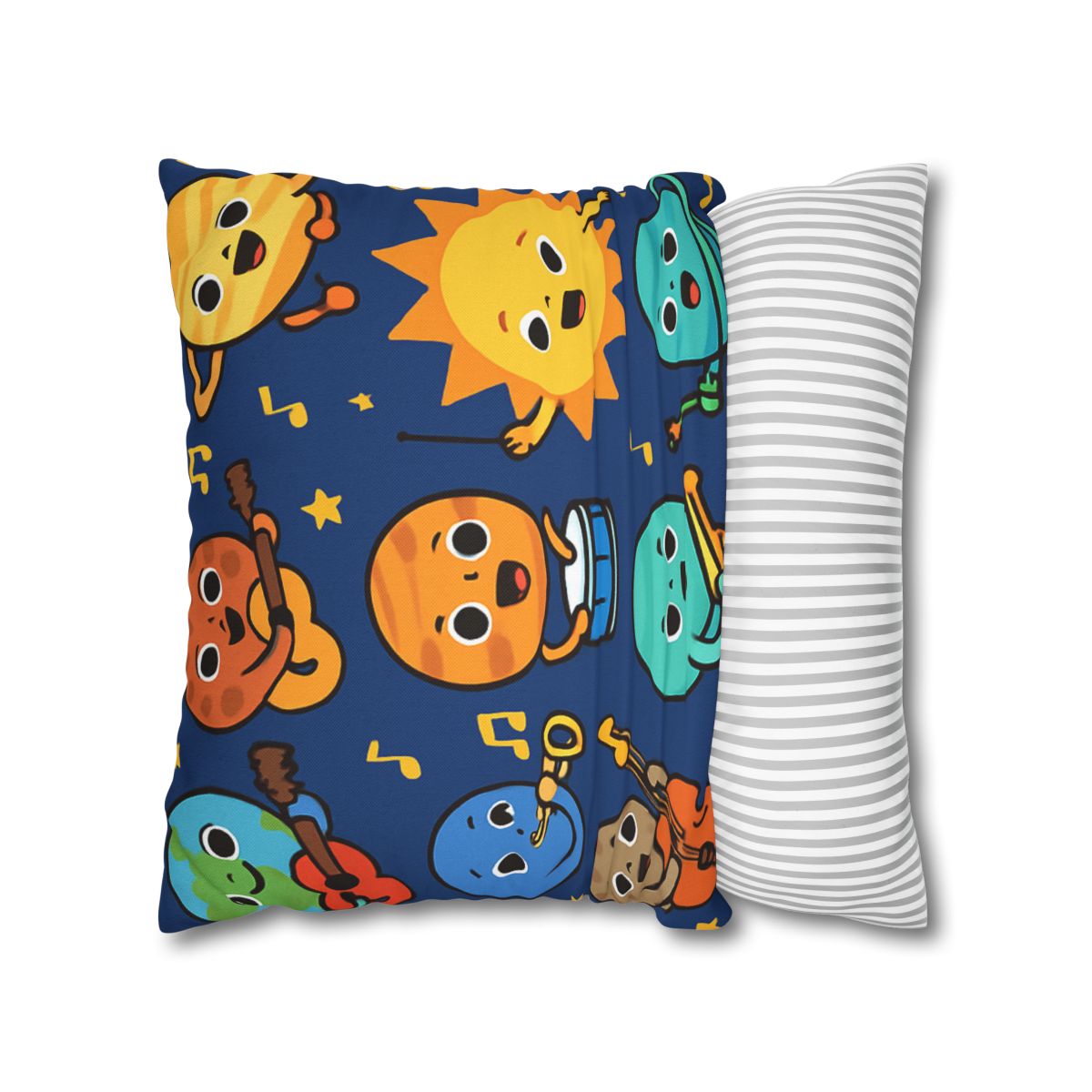 Planetary Music Band designer print pillow cases