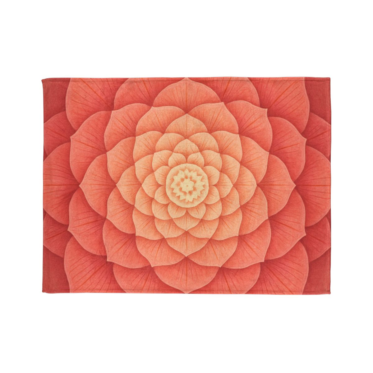 Petal Spiral Mandala warm winter blankets