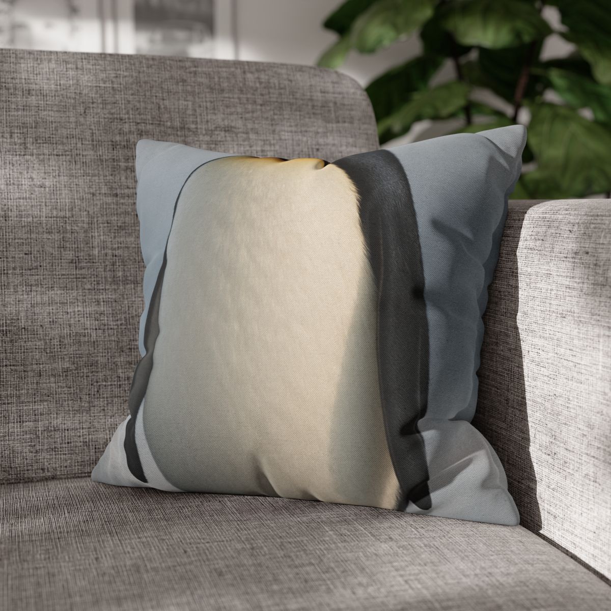 Frost Line Emperor Penguin designer print pillow cases