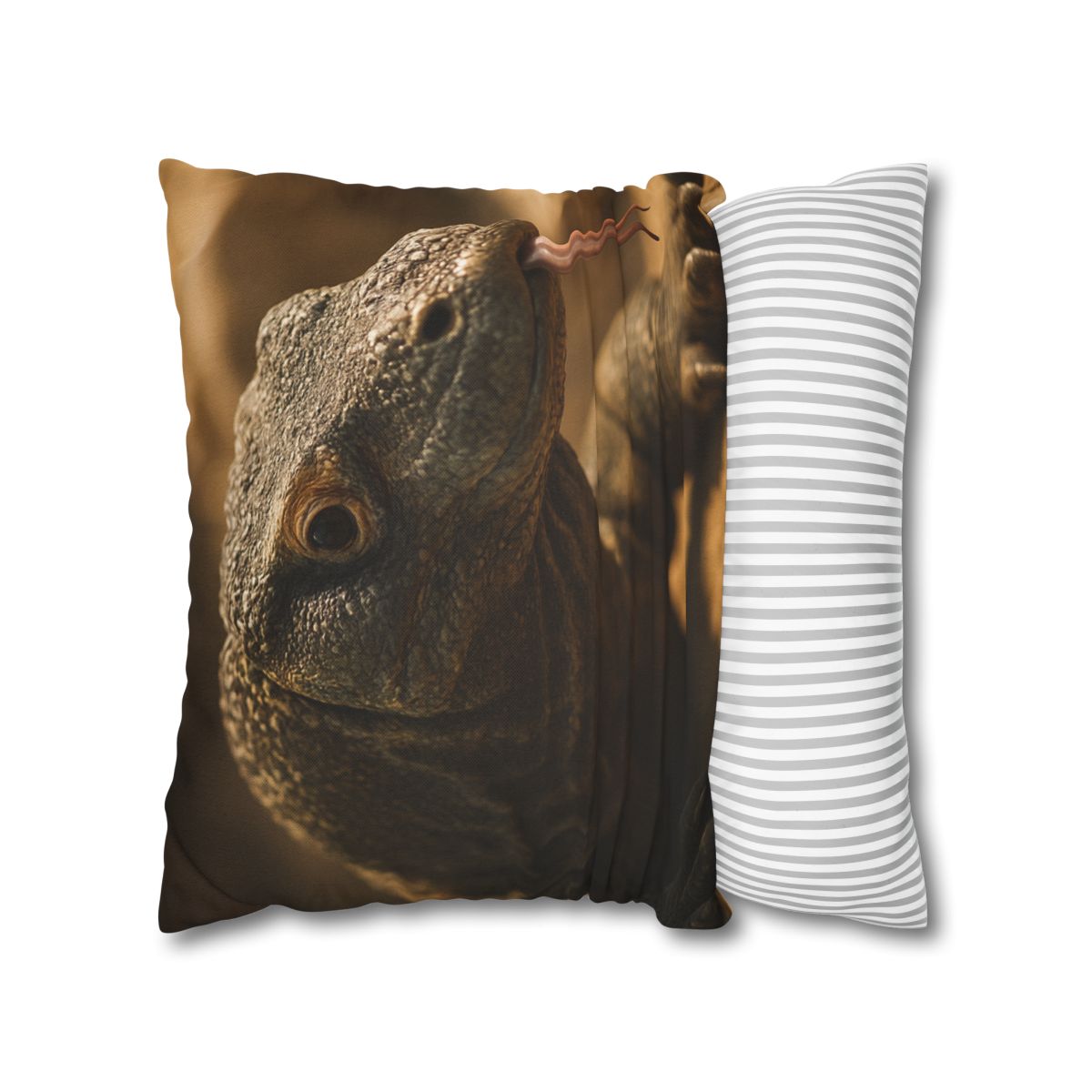 Ancient Sentinel Komodo Dragon designer print pillow cases