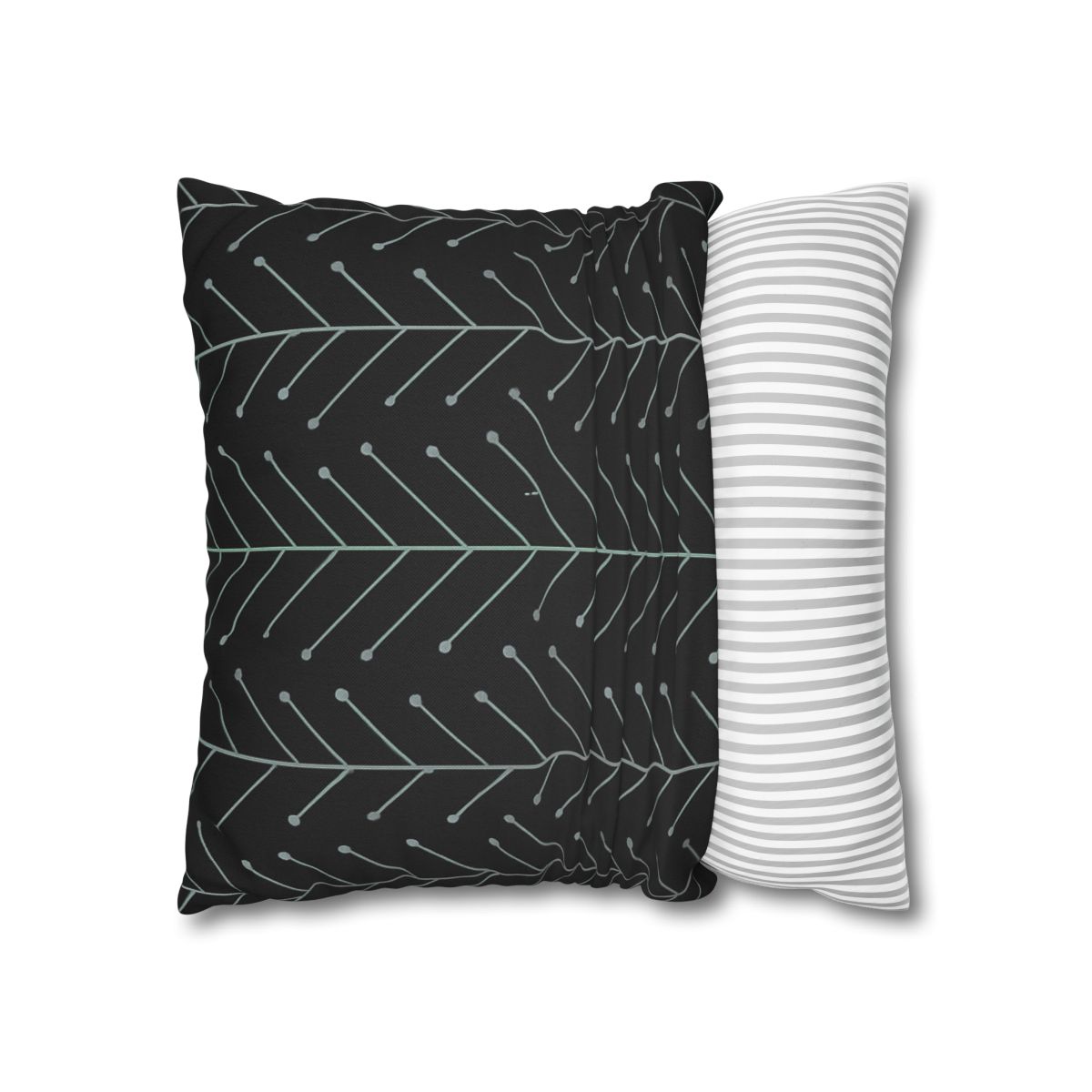 Leaf Venation Circuitry personalized pillow covers