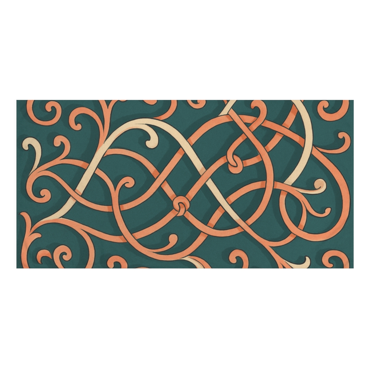 Tendril Ribbon Weave decorative home towels