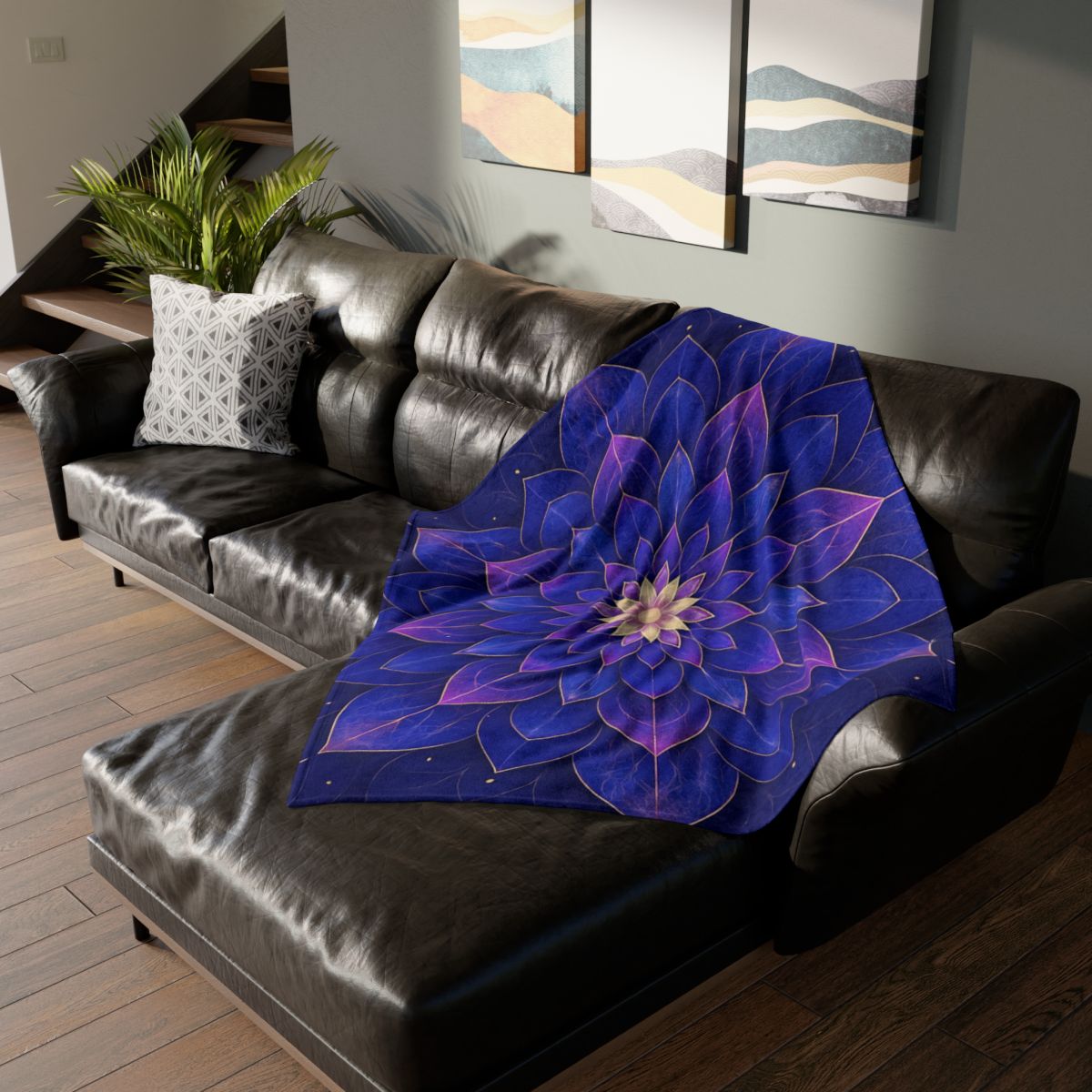 Petal Prism Mandala unique gift blankets