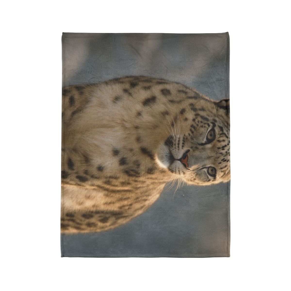 Cloud Crest Snow Leopard decorative home blankets