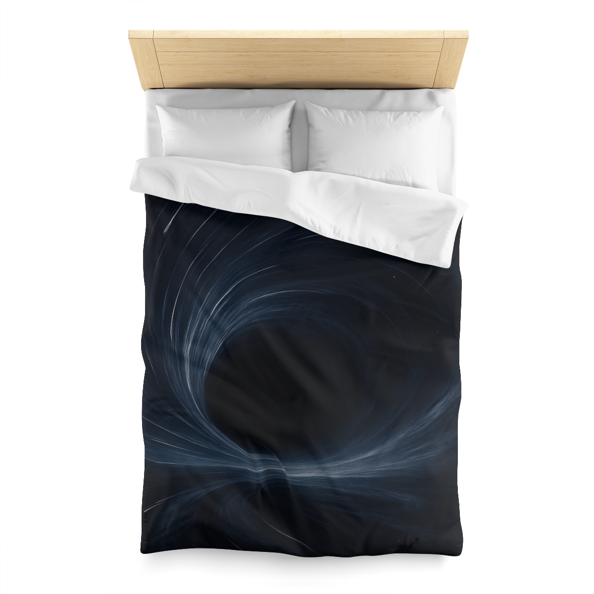Midnight Gravity Vortex custom duvets