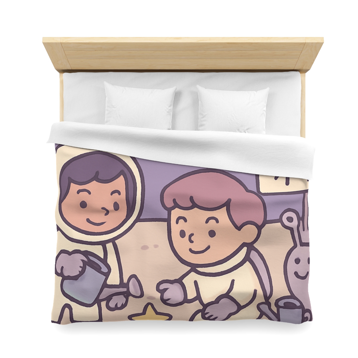 Moon Gardeners Planting Stardust Seeds custom duvets