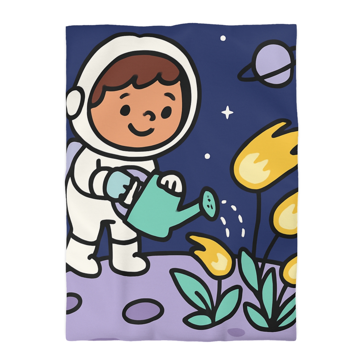 Comet Garden On Moon Meadow trendy bedroom duvets