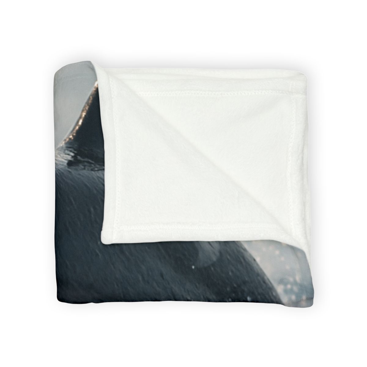 Tidal Monarch Orca personalized cozy blankets