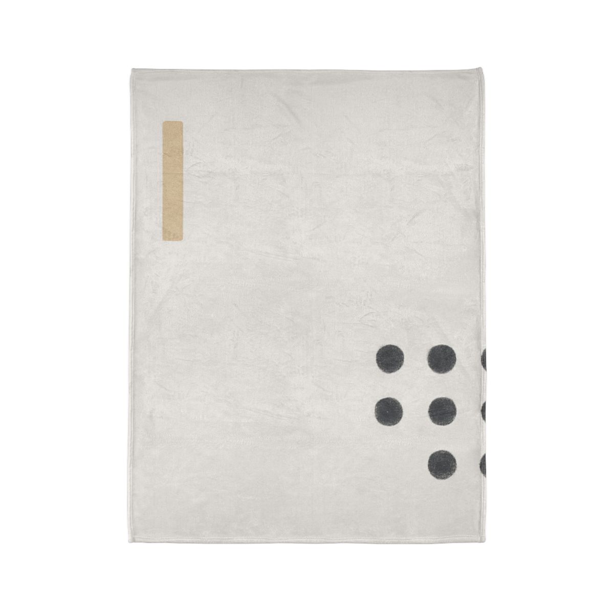 Clustered Dots With Missing Beat personalized cozy blankets
