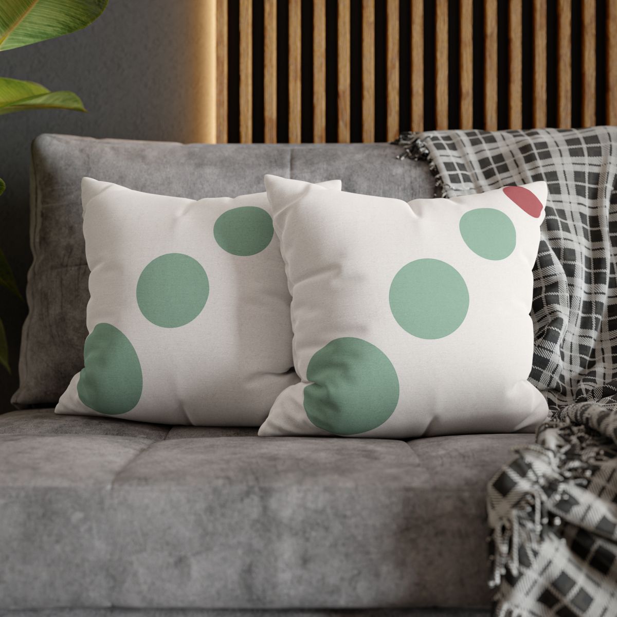 Diagonal Path Of Four Circles trendy patterned pillow cases
