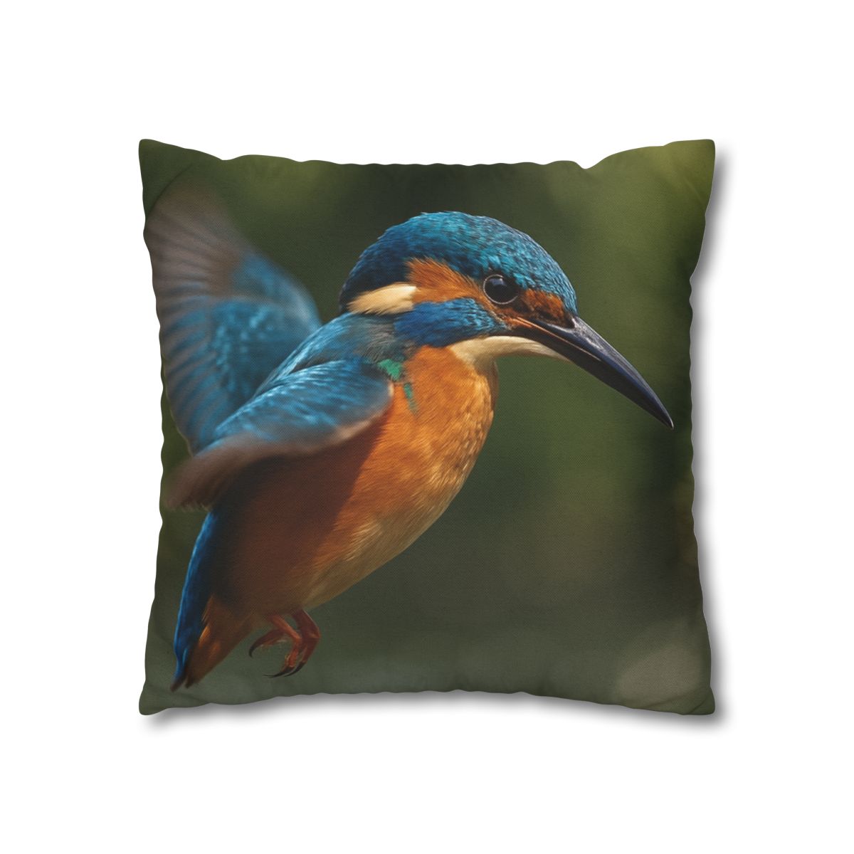 Kingfisher Sapphire Dive unique gift pillow cases