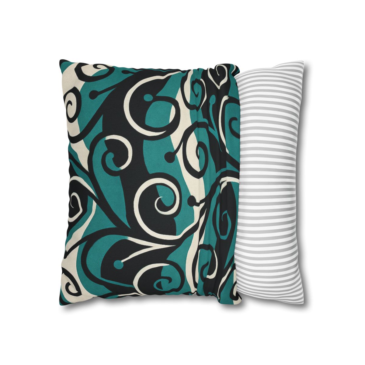Vine Curl Wave Interference custom pillow cases