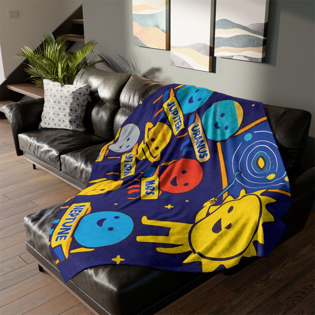 Planet School In The Sky unique gift blankets