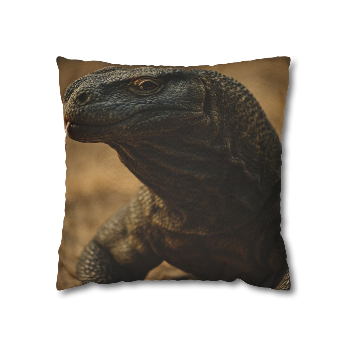 Ancient Sentinel Komodo Dragon soft cotton pillow cases