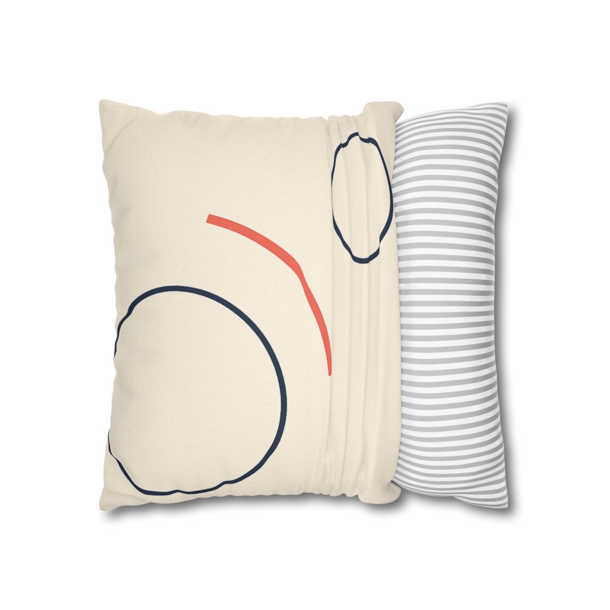 Orbit Gap Circle Pair custom pillow cases