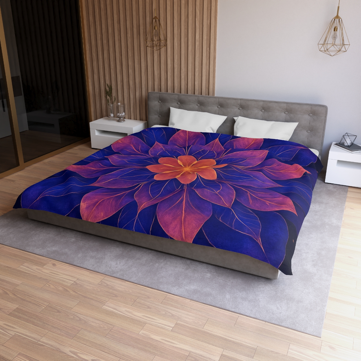 Petal Prism Mandala designer printed duvets