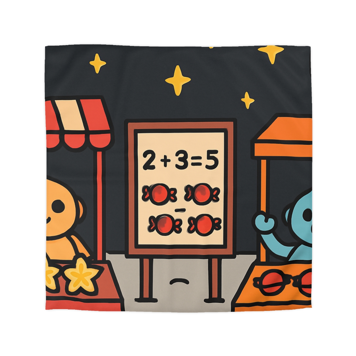 Moonlight Market Run By Friendly Robots warm winter duvets