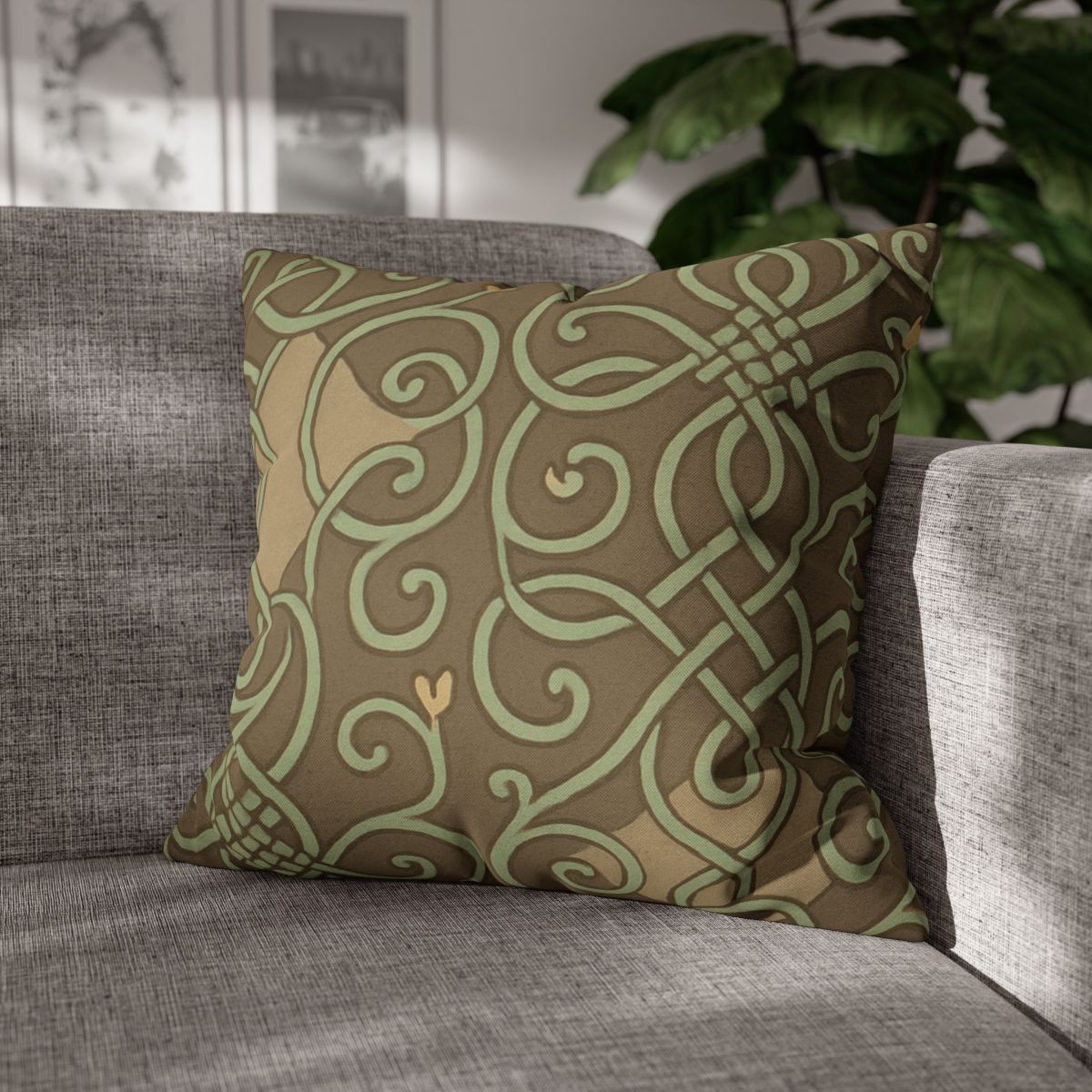 Vine Lattice Mosaic personalized pillow covers