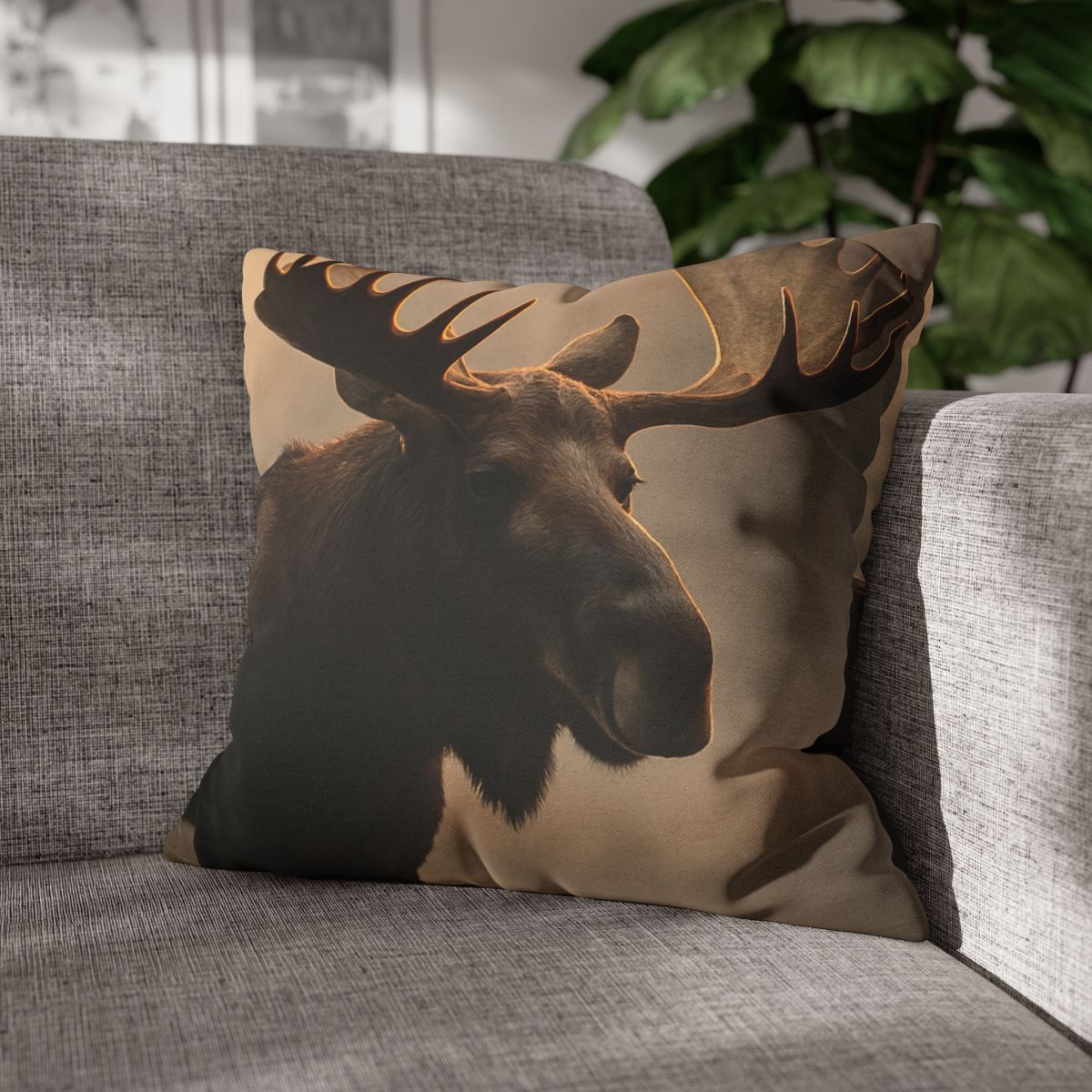 Dawn Mirror Moose designer print pillow cases