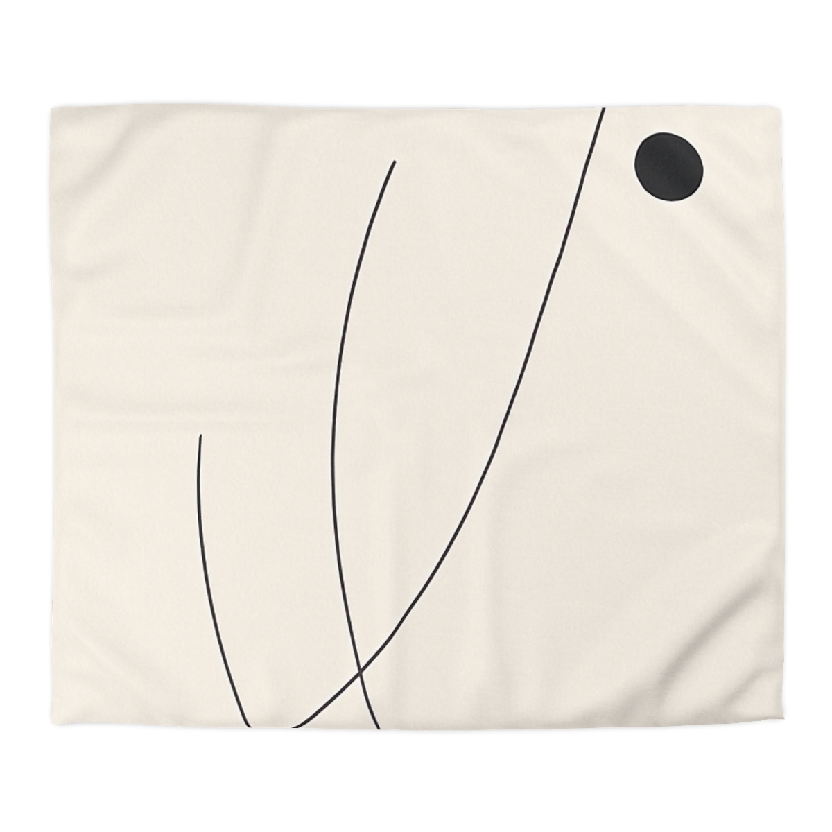Orbital Line Constellation personalized bedding duvets