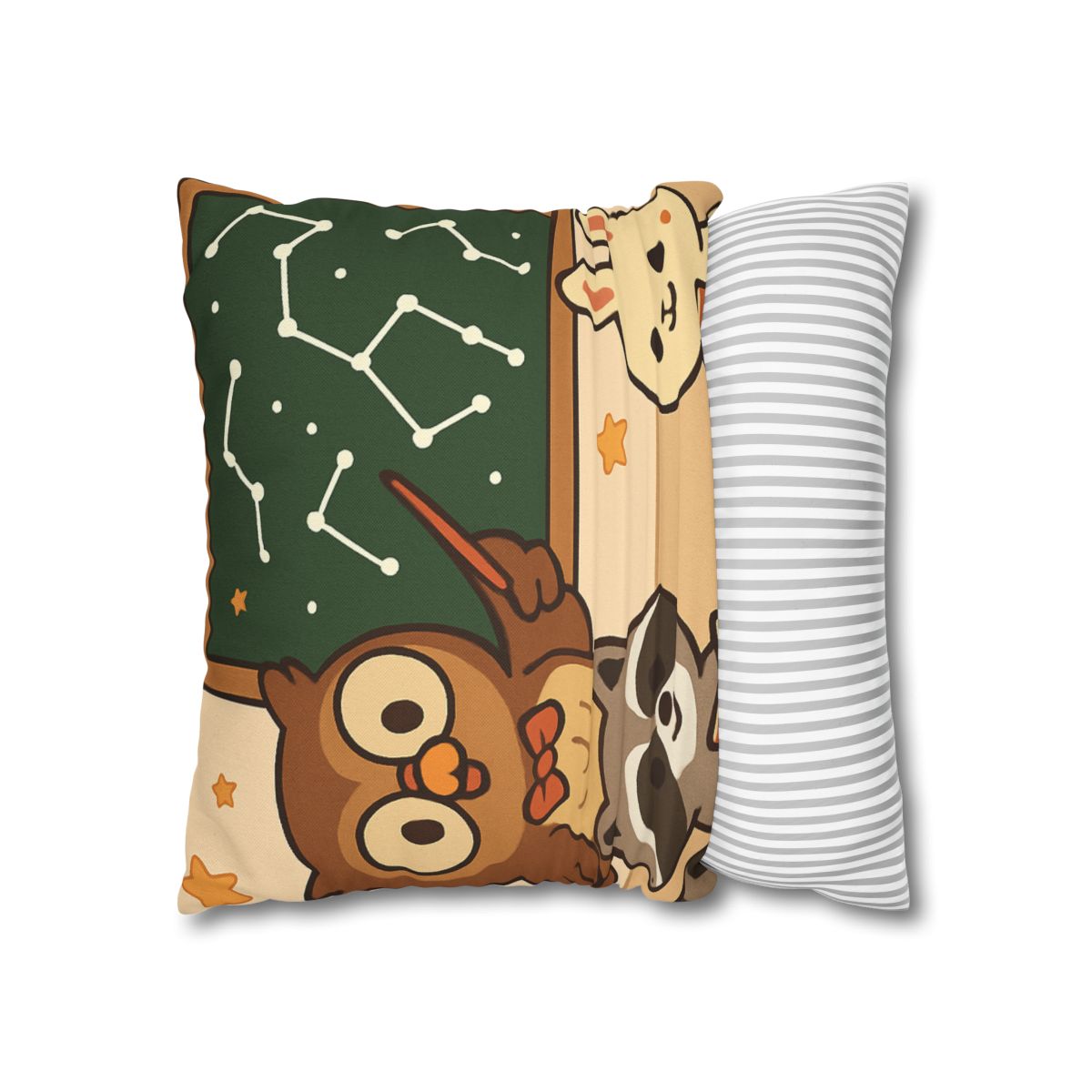 Comet Classroom Owl And The Star Map Chalkboard soft cotton pillow cases