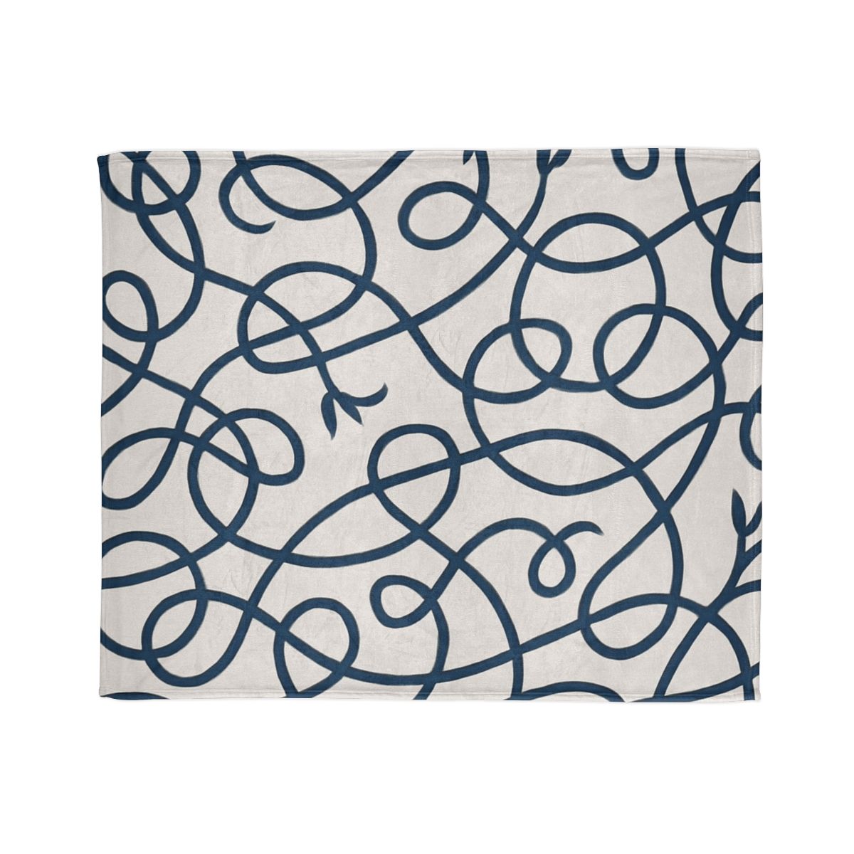 Tendril Loop Weave designer printed blankets