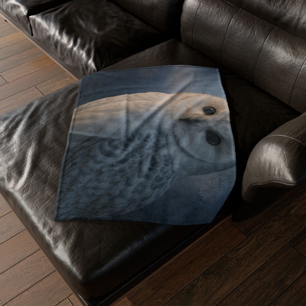 Twilight Watcher Snowy Owl unique gift blankets