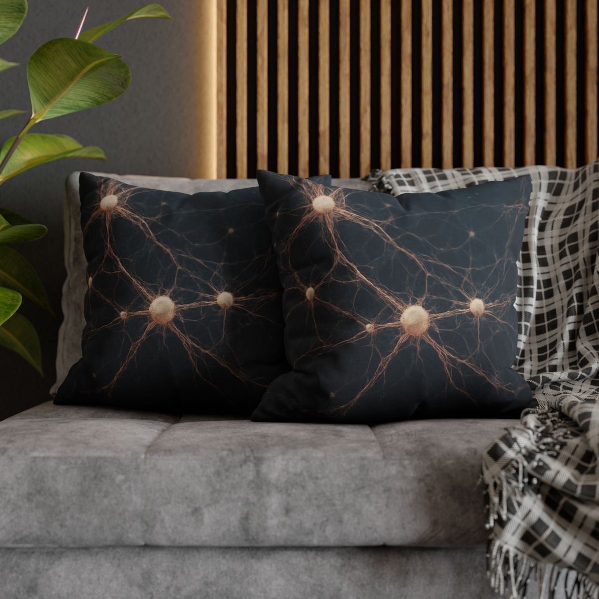 Cosmic Web Filament comfortable bedding pillow covers