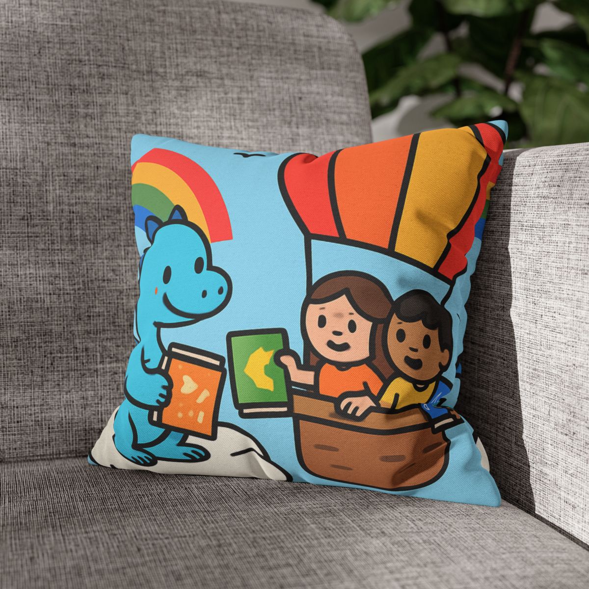 Cloud Library Run By A Gentle Dragon unique gift pillow cases