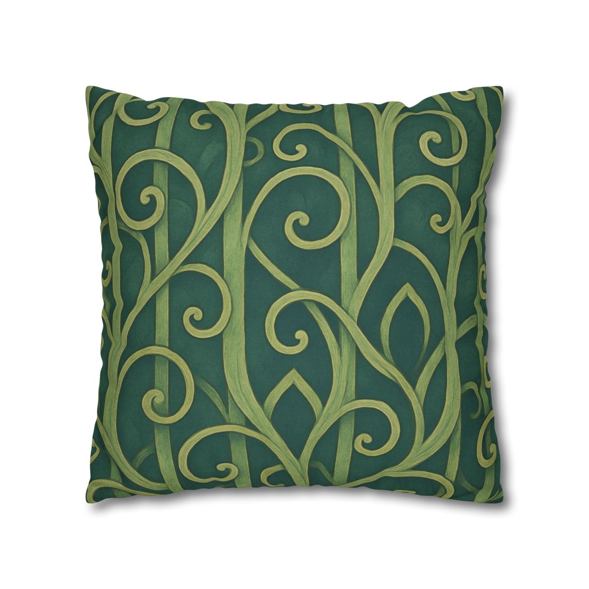 Tendriled Lattice Cascade designer print pillow cases