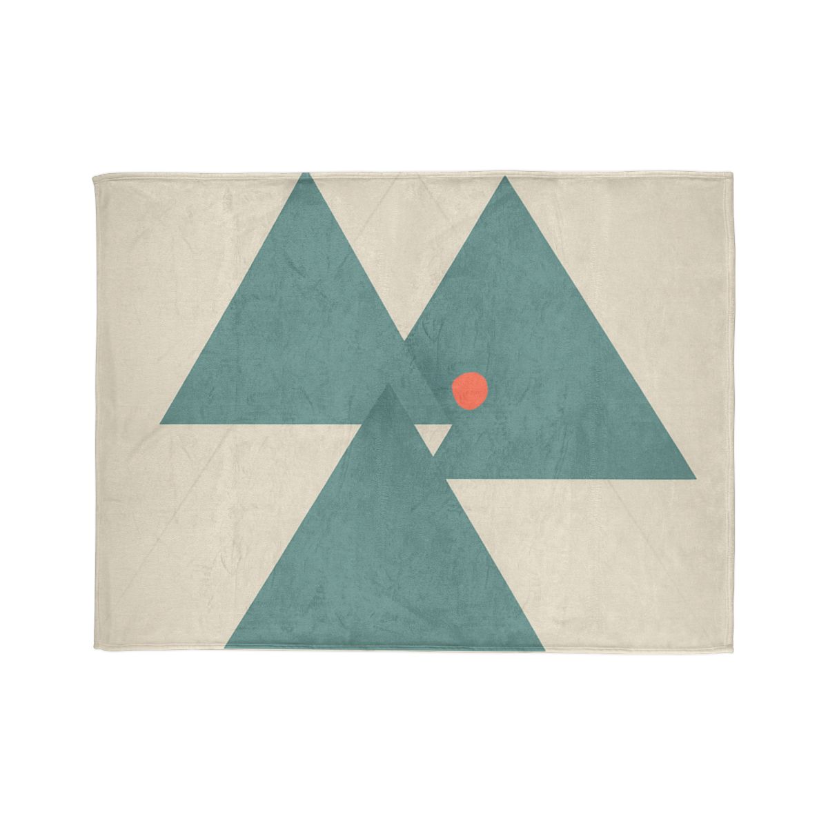 Triangular Cluster With Accent Dot designer printed blankets
