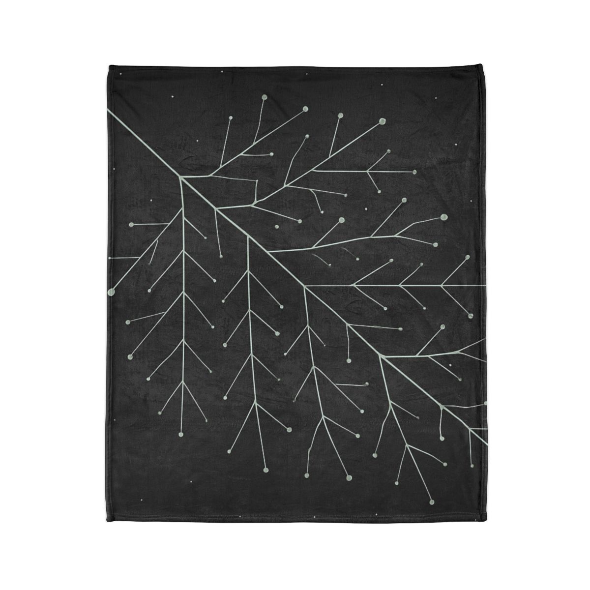 Leaf Vein Constellation Map soft fleece blankets