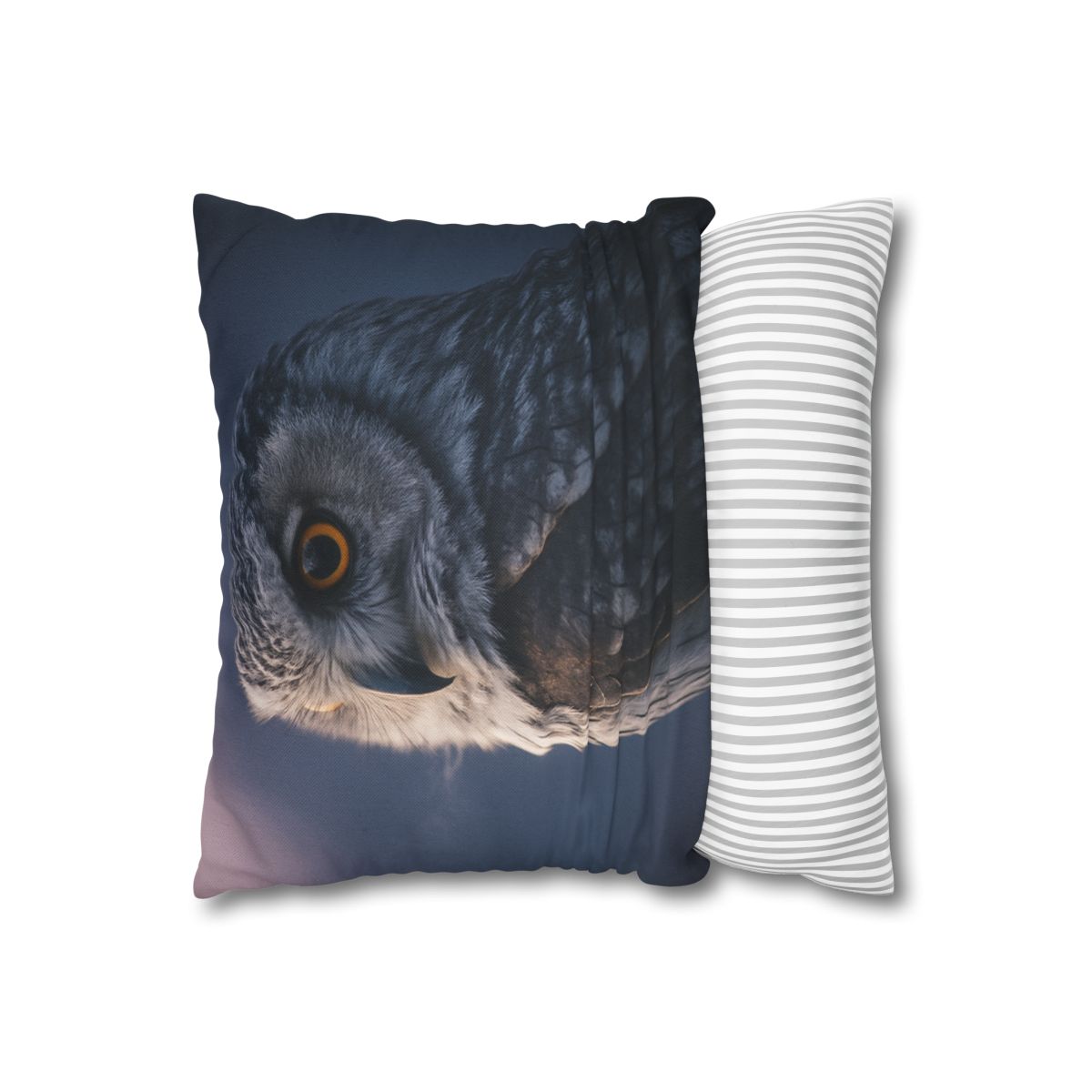Twilight Watcher Snowy Owl designer print pillow cases
