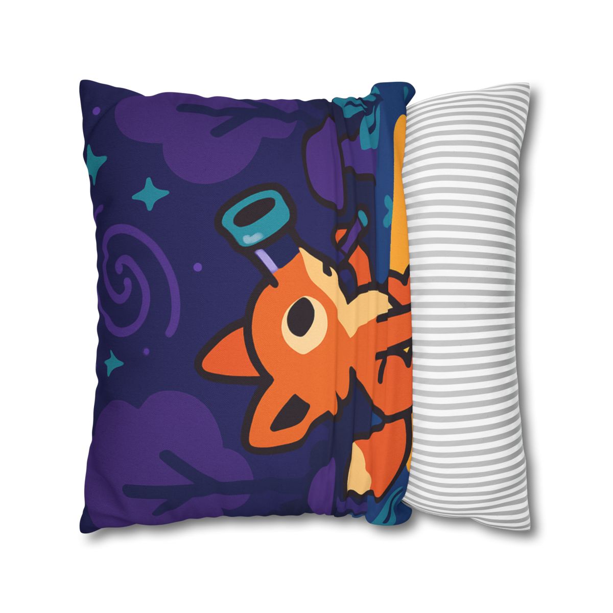 Nebula Forest Fox custom pillow cases