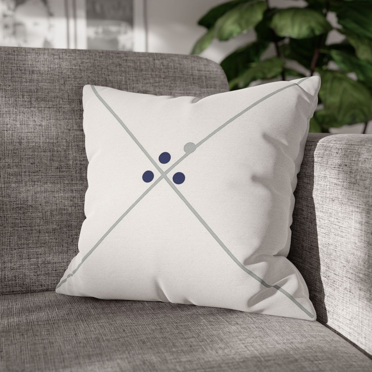Diagonal Pair And Nested Dot Cluster comfortable bedding pillow covers