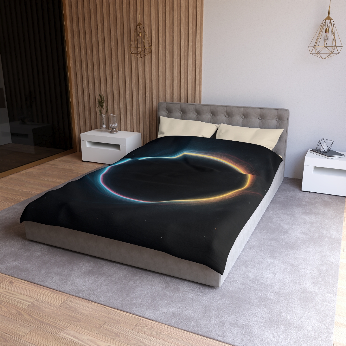 Lensing Halo Prism Drift designer printed duvets