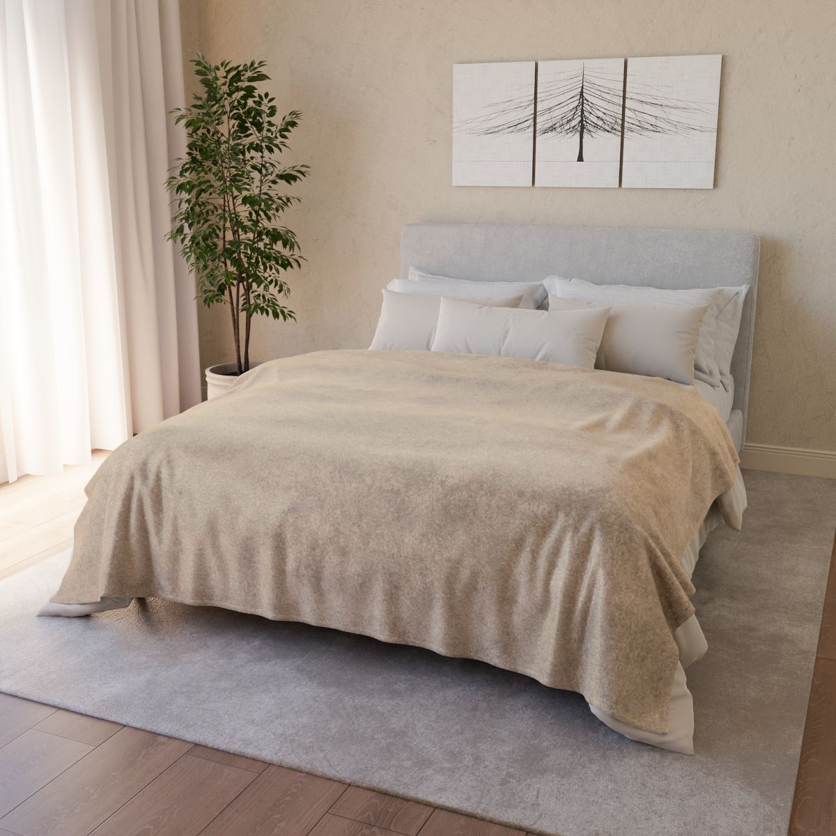 Microwave Whisper Texture trendy patterned blankets