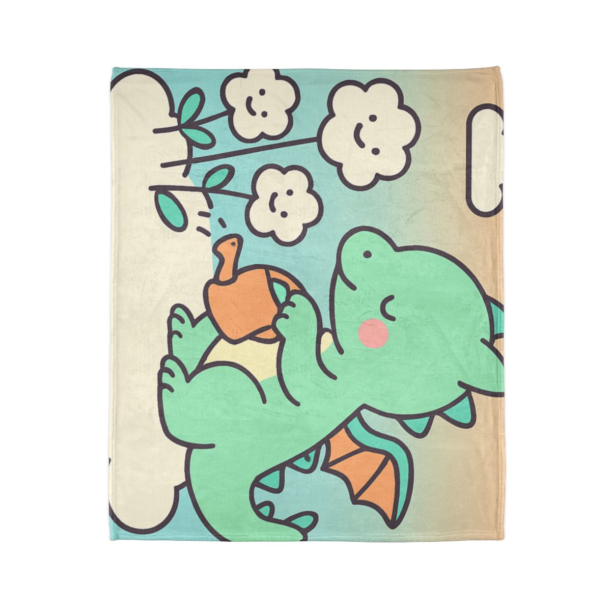 Cloud Garden Dragon stylish throw blankets
